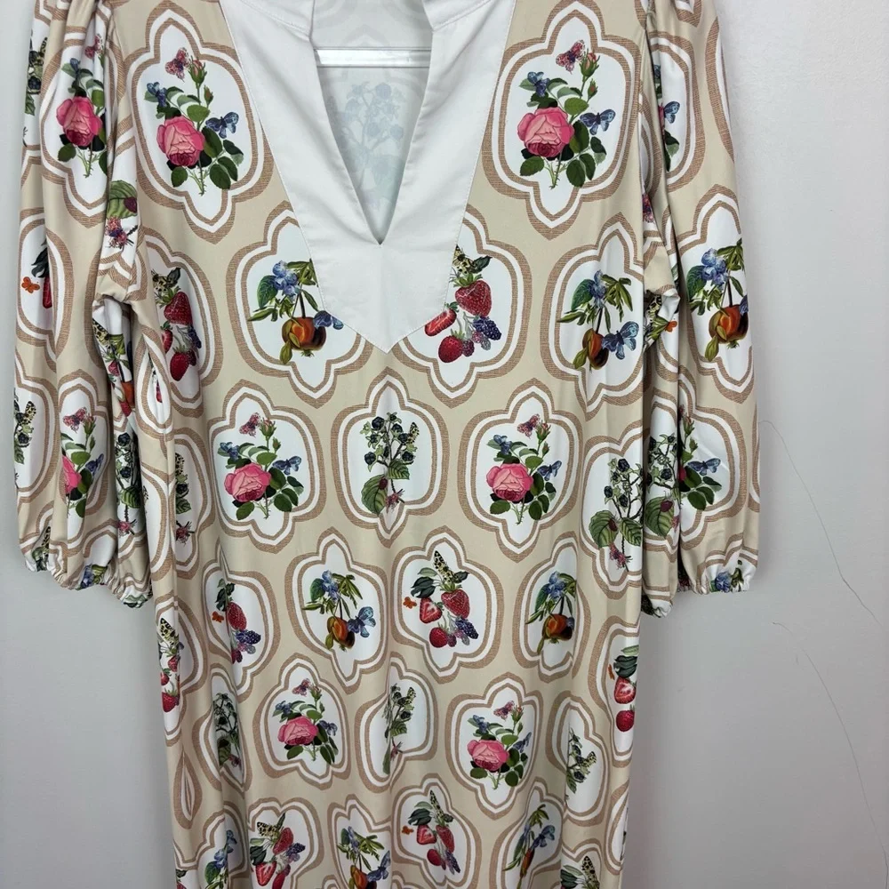 SMITH & QUINN The Brooks Dress Fruit Patch Italian Matte Stretch Fabric - Picture 5 of 9